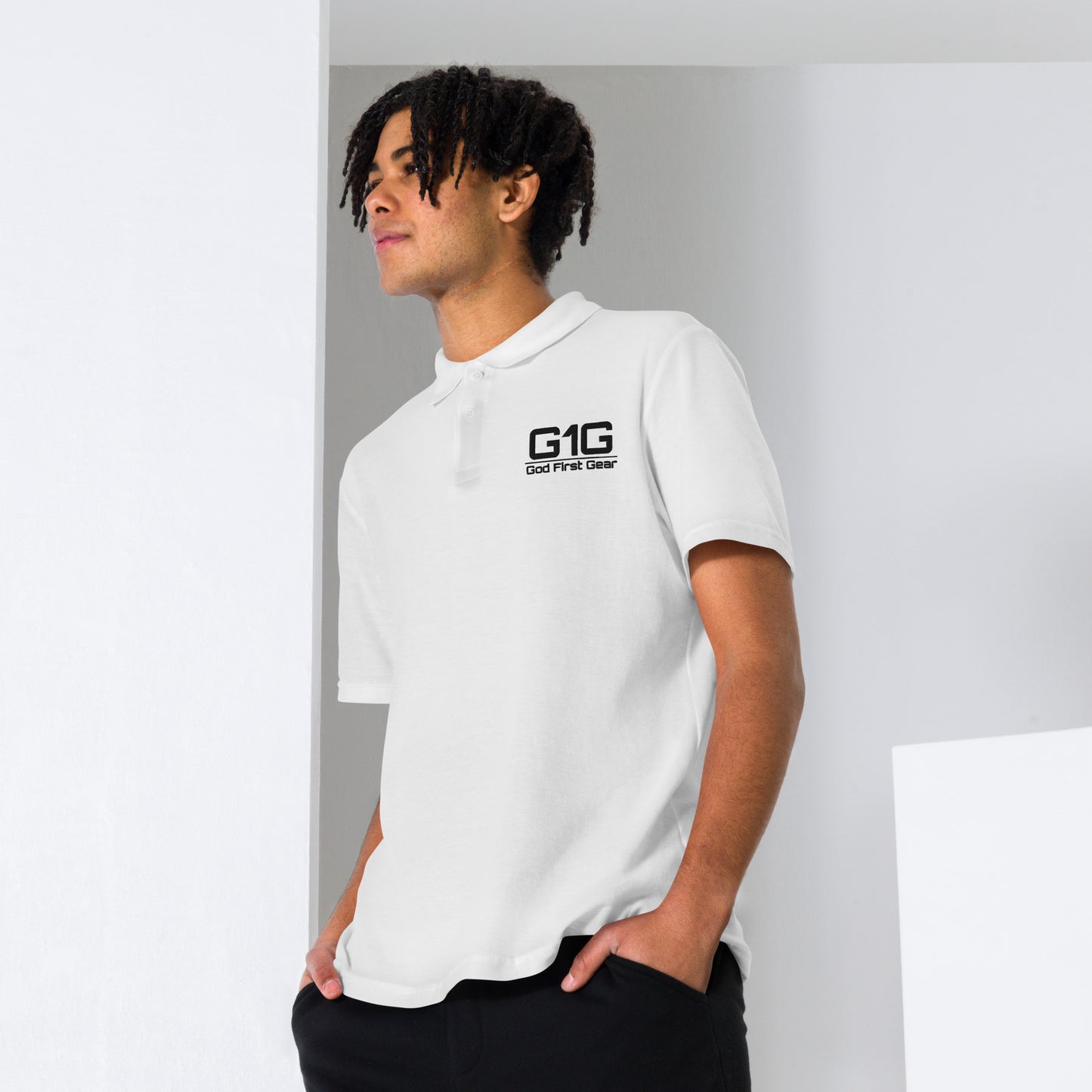 G1G Unisex pique polo shirt