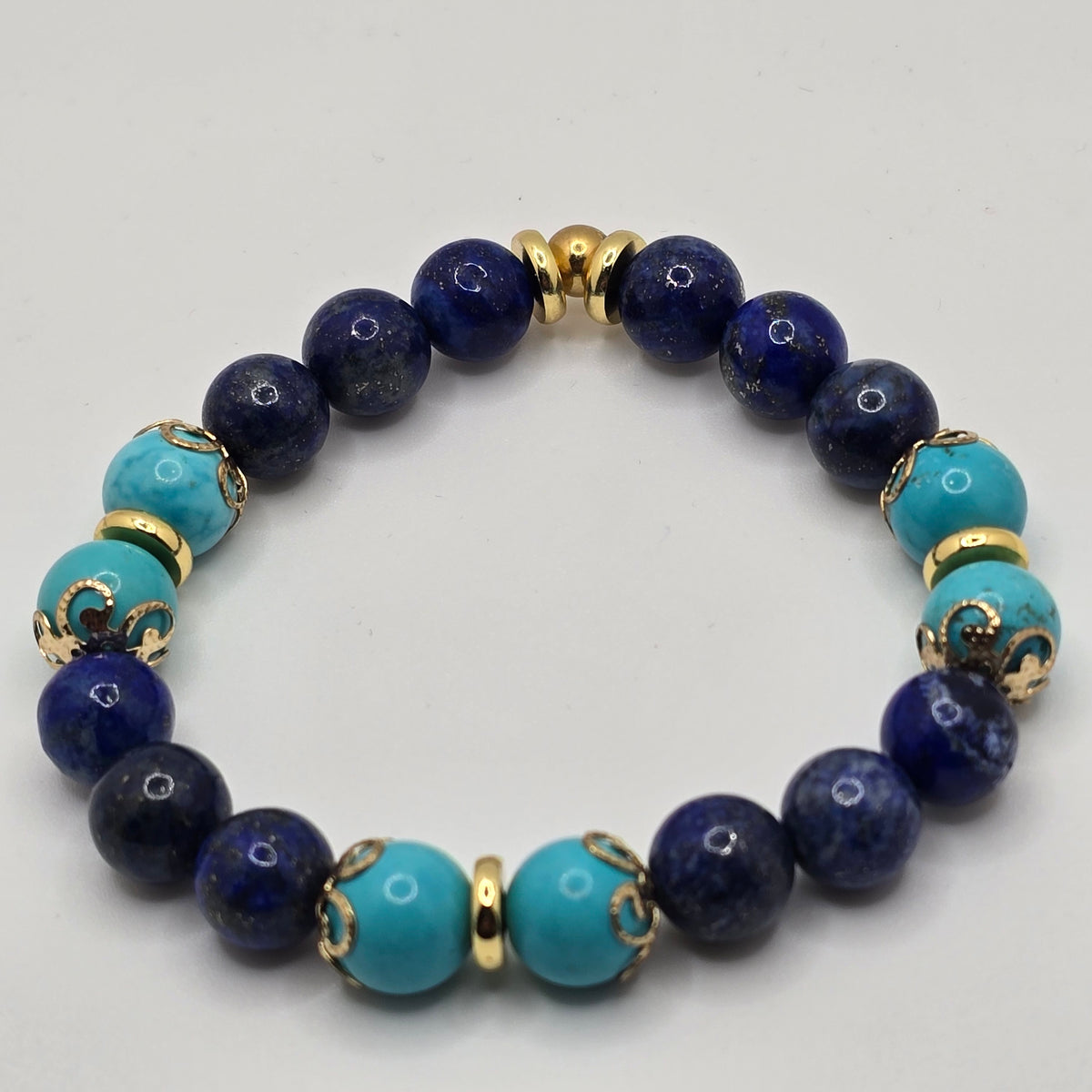 Lapis and Turquoise Women's Bracelet