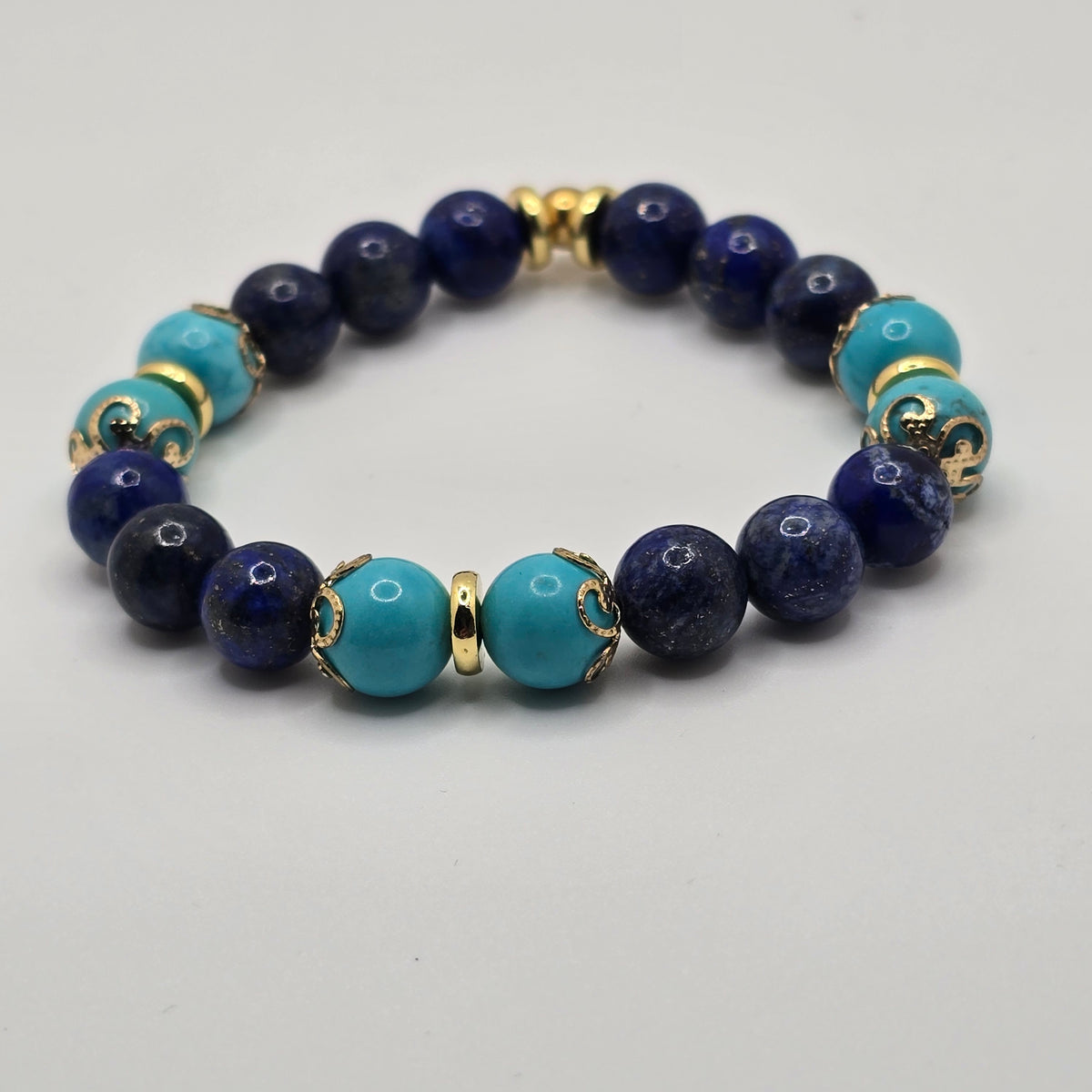 Lapis and Turquoise Women's Bracelet
