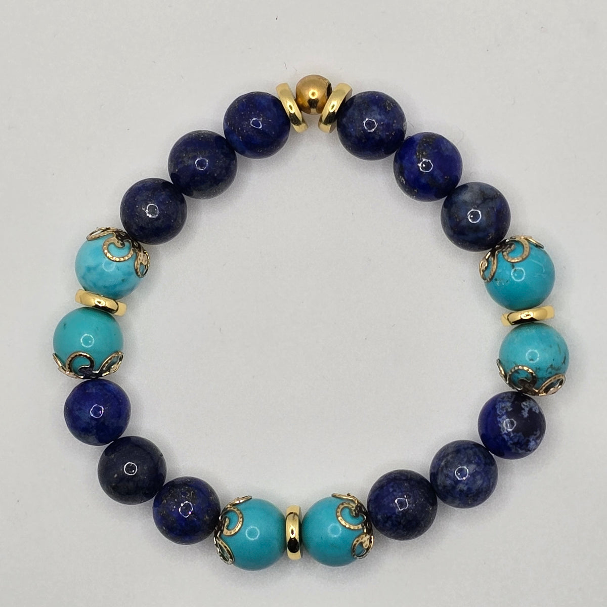Lapis and Turquoise Women's Bracelet