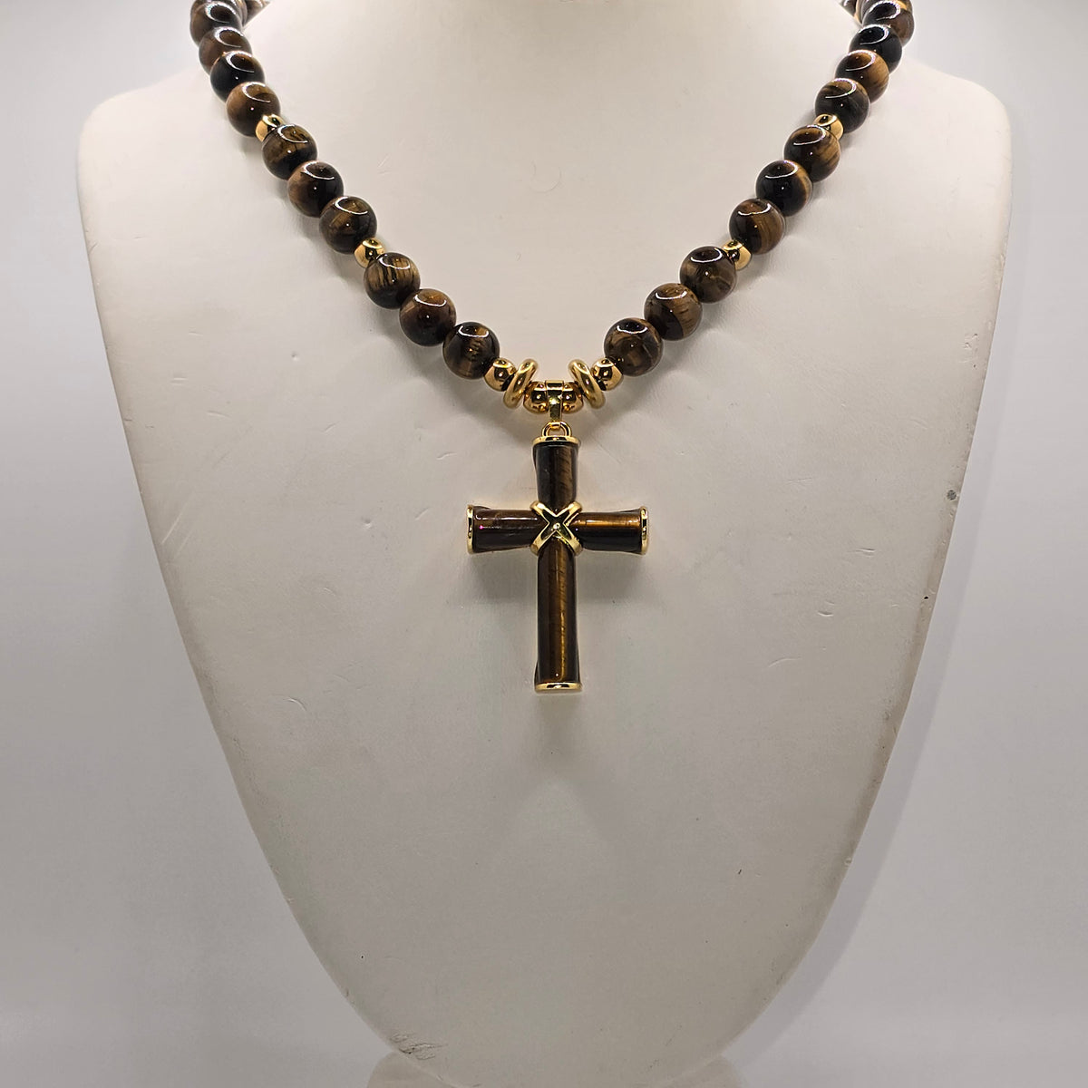 Tiger Eye Cross