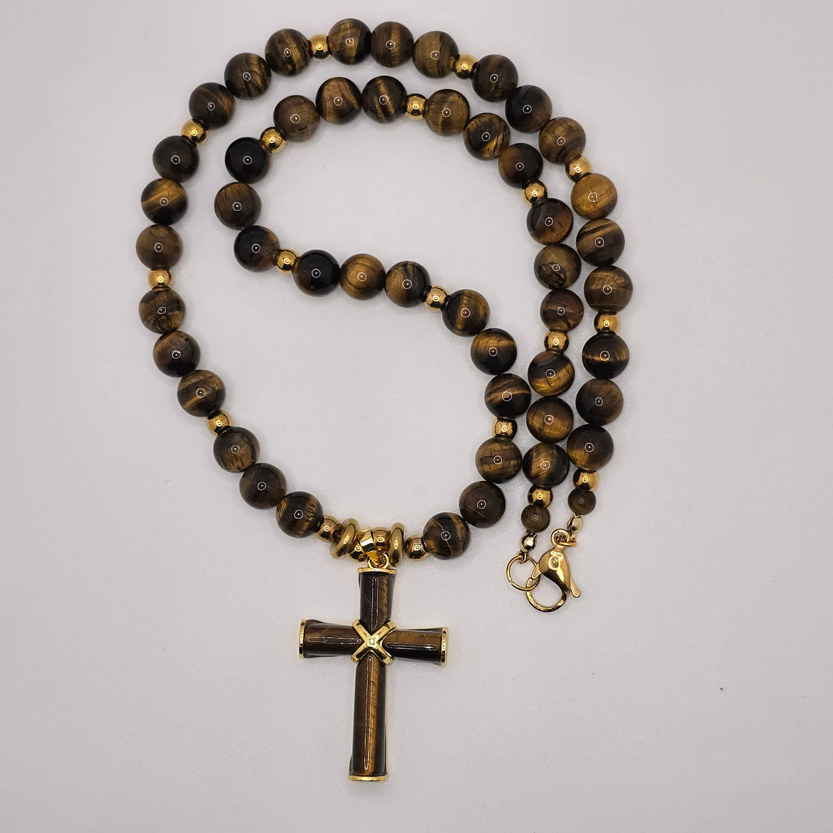 Tiger Eye Cross
