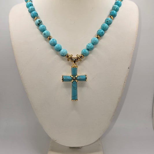 Turquoise Cross