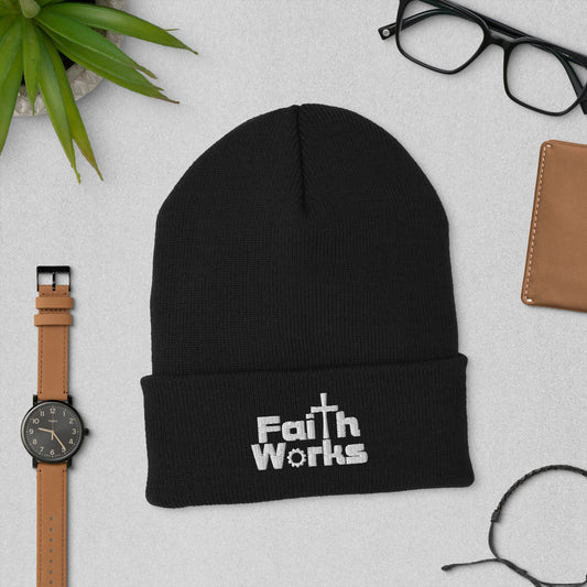 Faith Works Cuffed Beanie