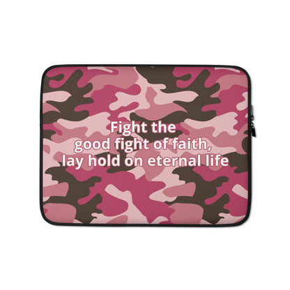 Pink Camo Laptop Sleeve