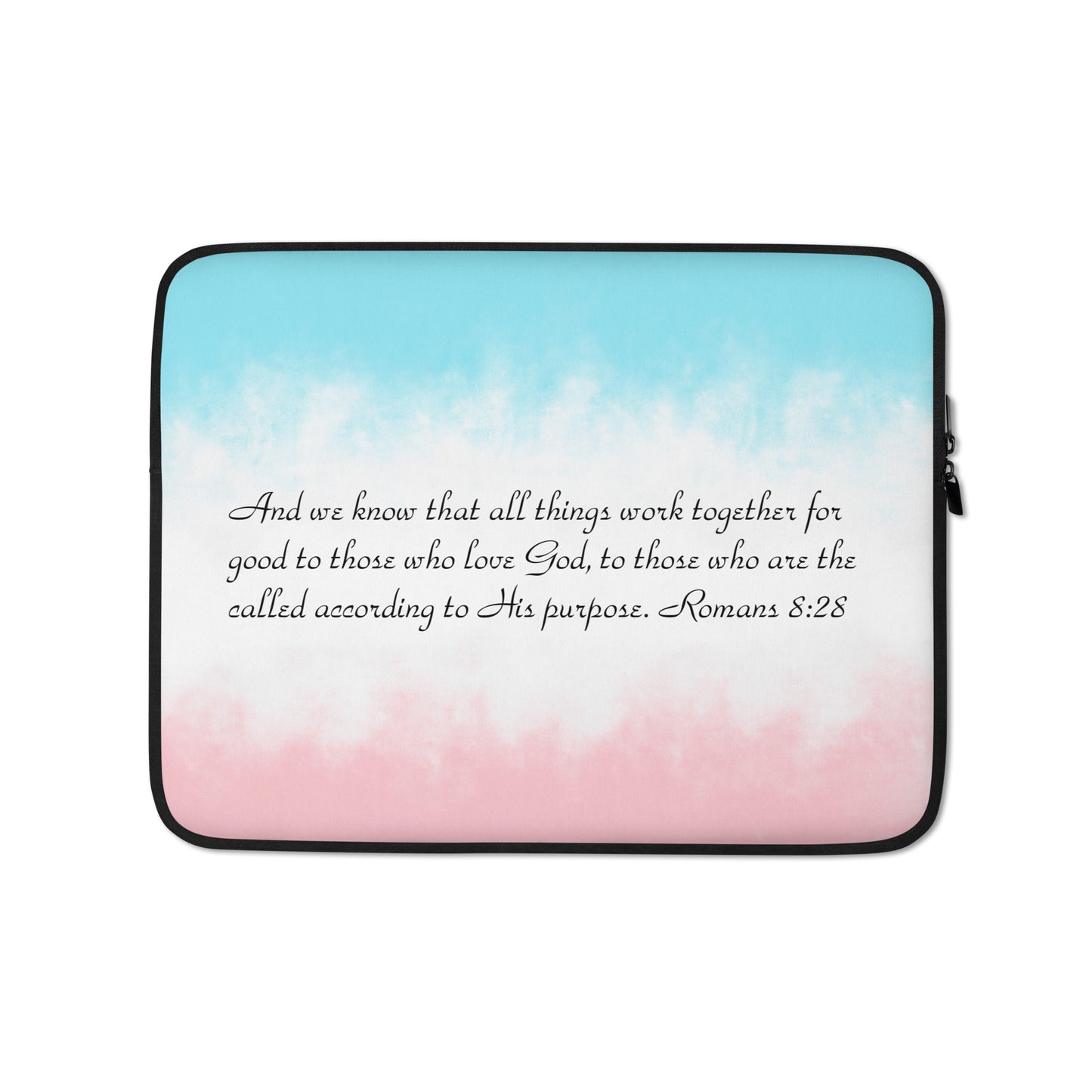 Romans 8:28 Laptop Sleeve