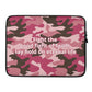 Pink Camo Laptop Sleeve