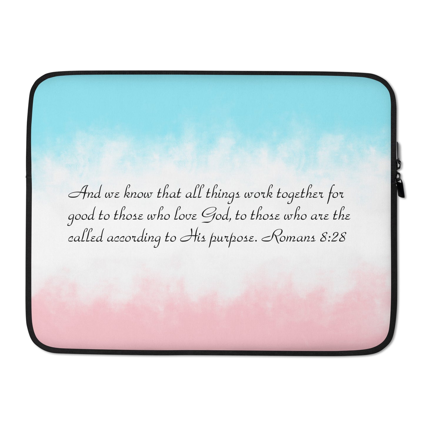 Romans 8:28 Laptop Sleeve