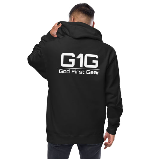 G1G Unisex fleece zip up hoodie