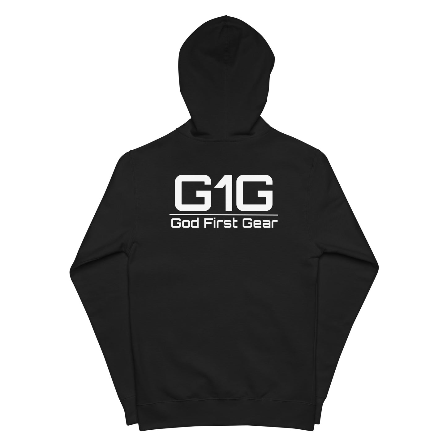 G1G Unisex fleece zip up hoodie