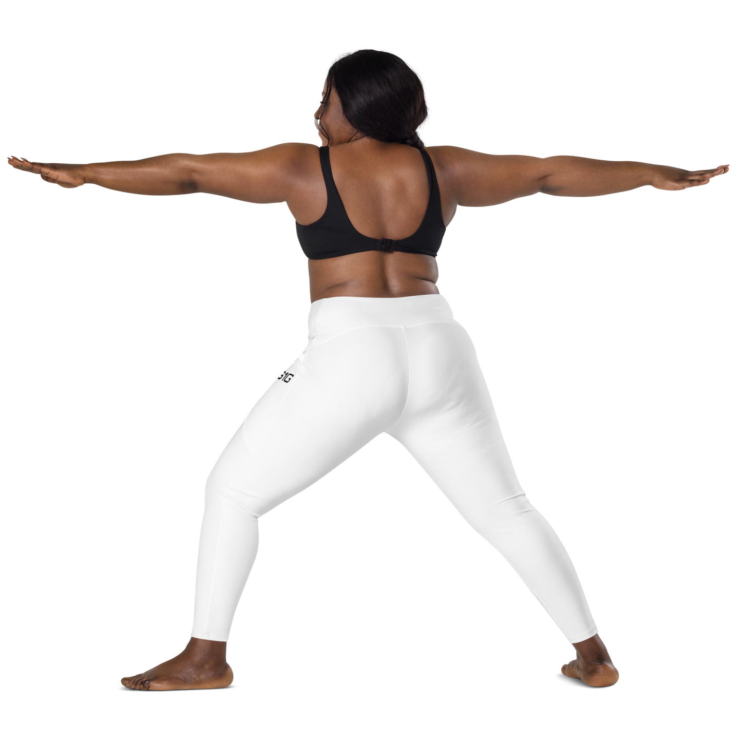 God First Gear Clean White Leggings with pockets