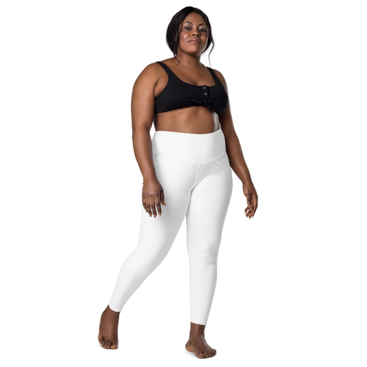 God First Gear Clean White Leggings with pockets