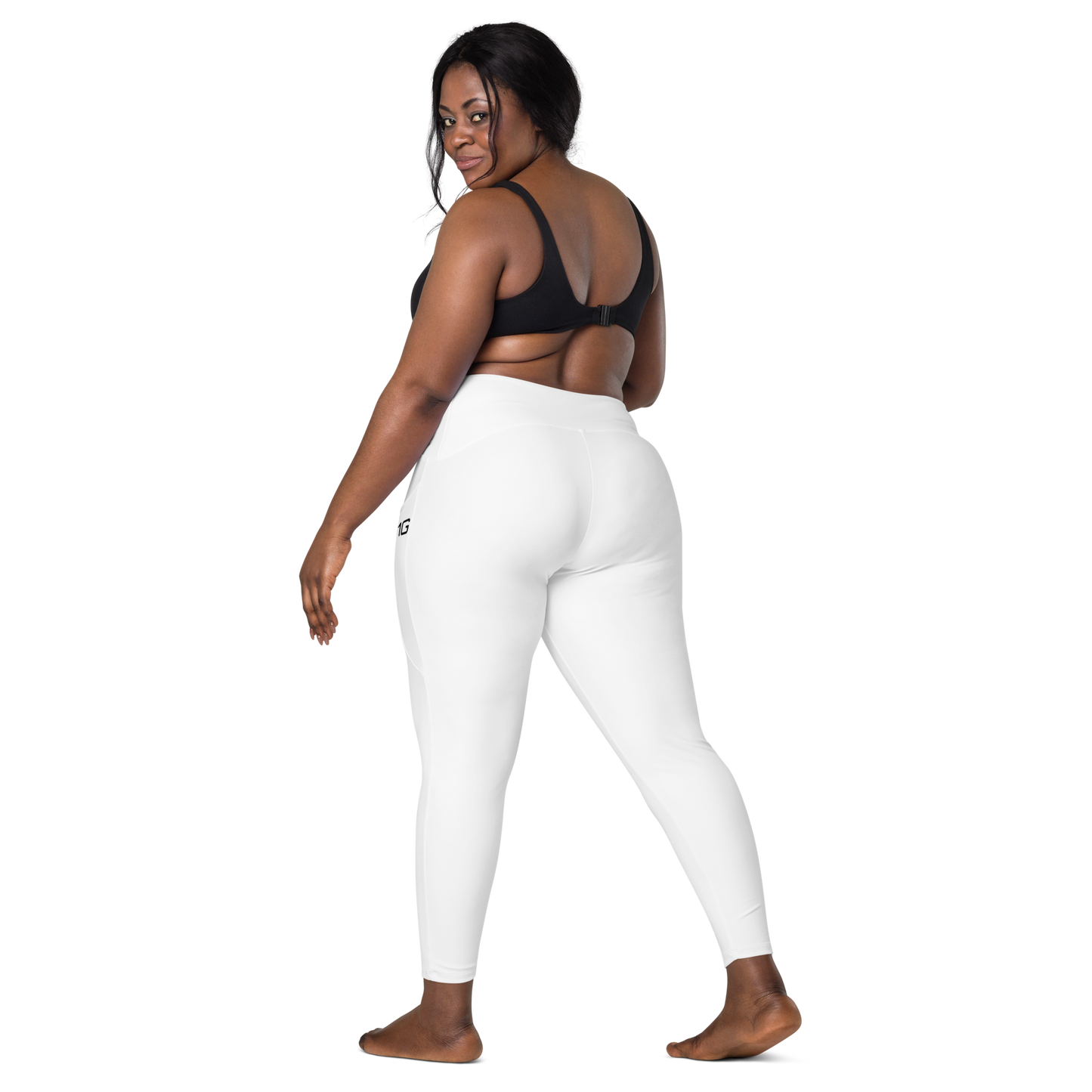 God First Gear Clean White Leggings with pockets