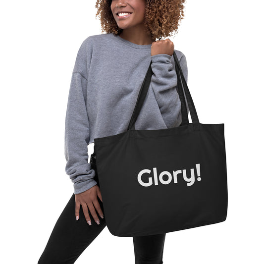 Glory! Large organic tote bag