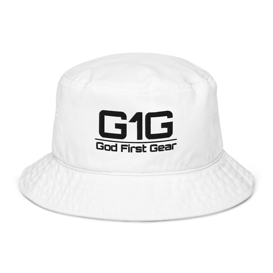 God First Gear Organic bucket hat