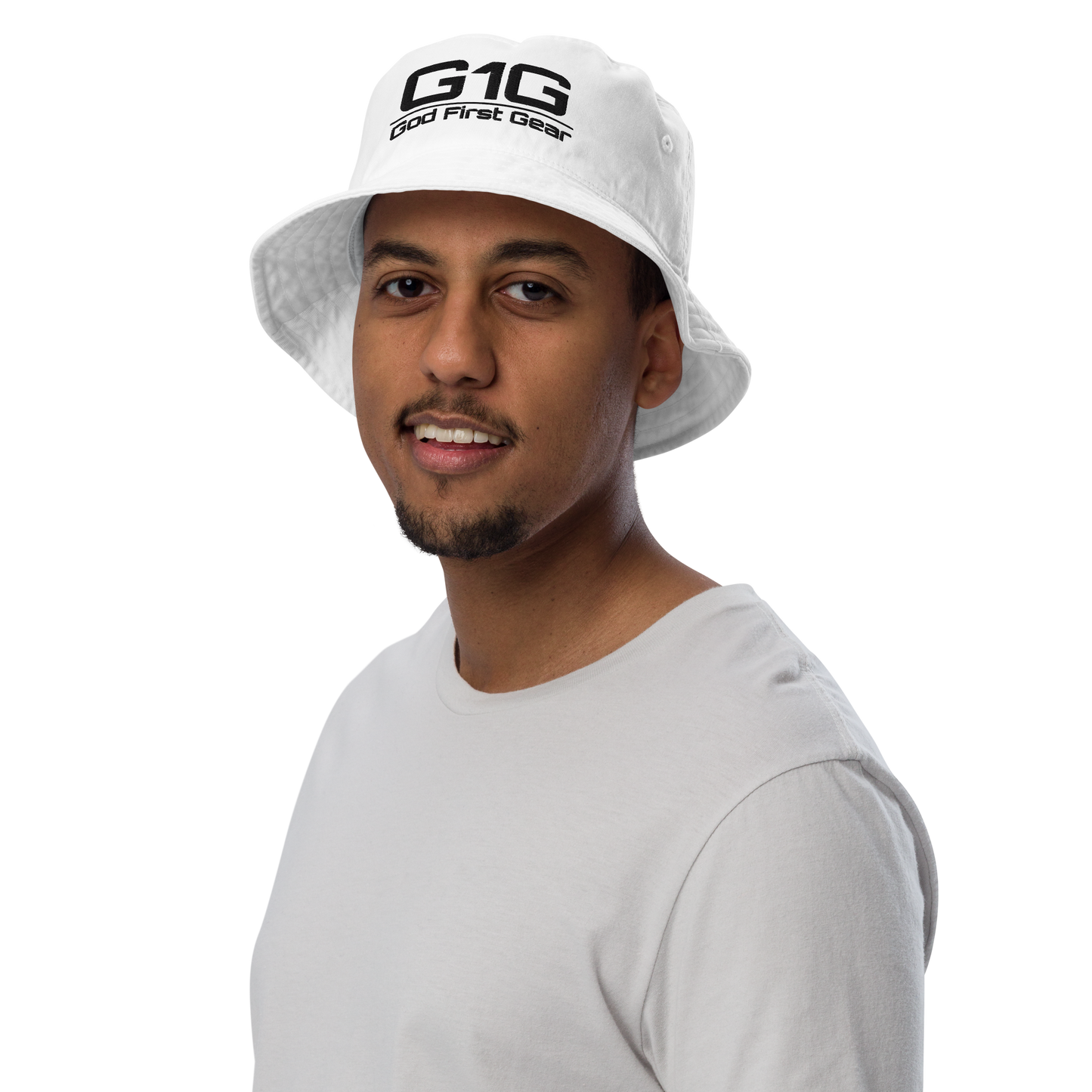 God First Gear Organic bucket hat