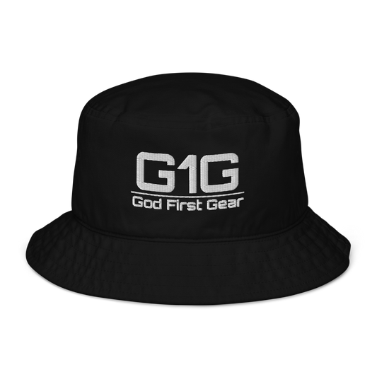 God First Gear Organic bucket hat