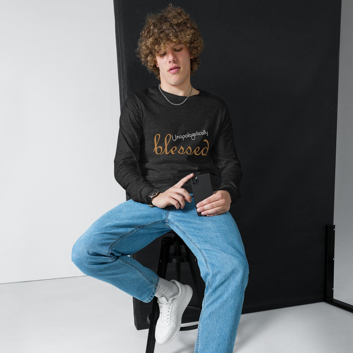 Unapologetically Blessed Unisex Long Sleeve Tee